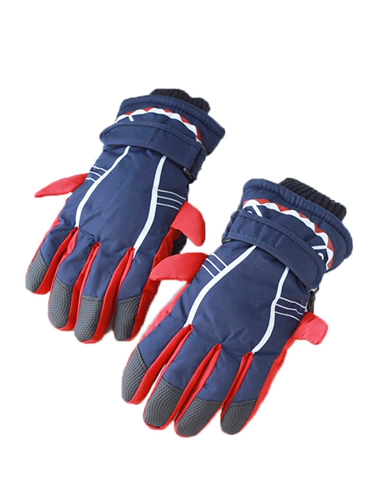 Мужские зимние удерживающие тепло дорожные водонепроницаемые лыжные нескользящие перчатки, 6-12 лет, для игры в снежки