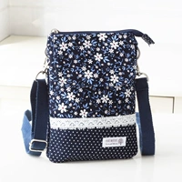 Тибетский синий и белый цветок 5 слой