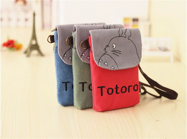 Túi điện thoại di động nữ 2018 new mini túi mùa hè hoang dã túi xách tay vải purse canvas túi messenger