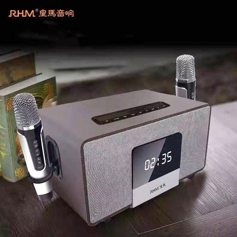 Real Madrid K222 family K song audio set living room TV singing speaker wireless bluetooth microphone high power