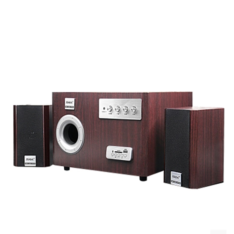 Real Madrid S-81Bt Home Desktop Computer Audio Multimedia Active Bluetooth Speaker High-Power Super Subwoofer