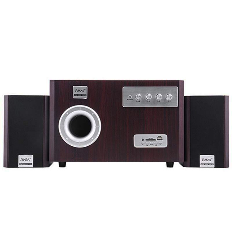 Real Madrid S-81BT Home Desktop Pen 2 1 Multimedia Bluetooth Speaker Heavy Subwoofer High Power