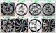 13 inch 14 inch 15 inch nguyên bản mới QQ Chery QQ3 bánh xe hợp kim nhôm eq1 sửa đổi EQ kiến ​​nhỏ 400 mâm ô tô giá rẻ