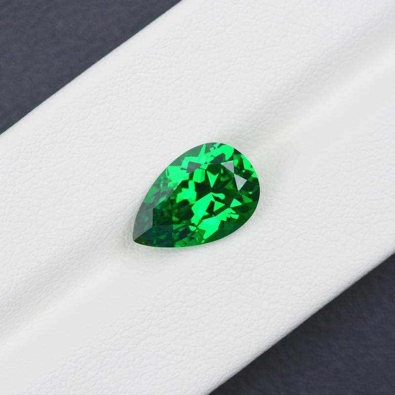 Cultivated Shafleite, Thorium-Aluminum Garnet, Tila Method, Cultivated Garnet, Drop Shape, Laboratory, Cultivated Gemstone Cultivated Shafleite, Thorium-Aluminum Garnet, Tila Method, Cultivated Garnet, Drop Shape, Laboratory, Cultivated Gemstone