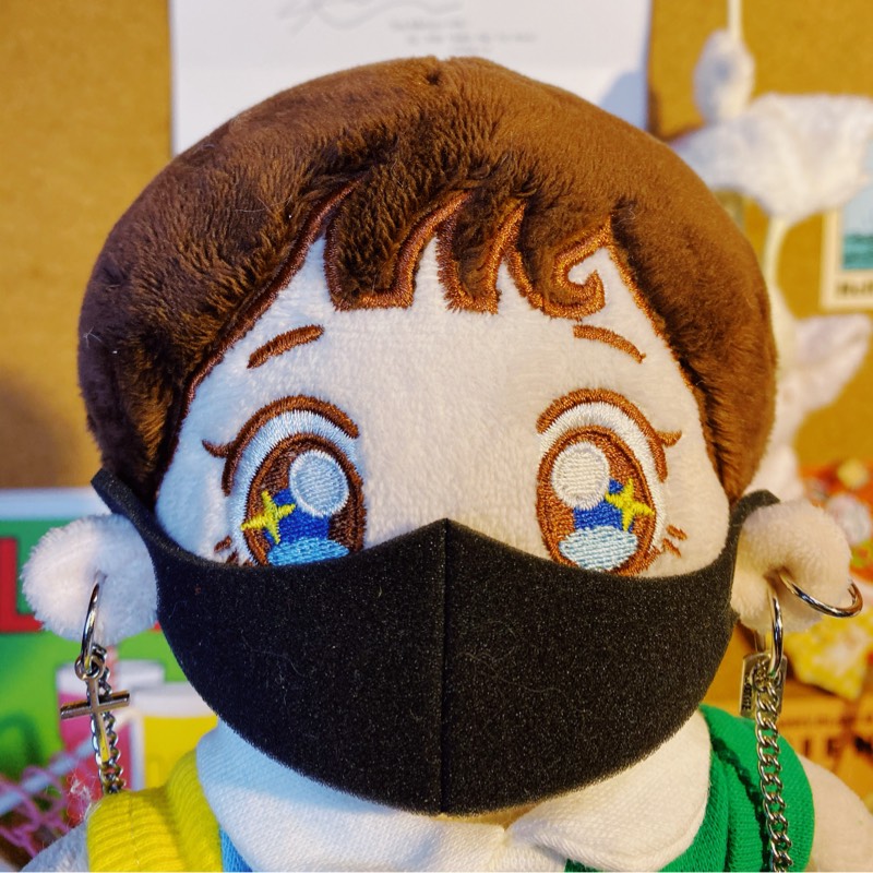 (Now) 20cm doll mask cool cub Joker doll a mask black suit