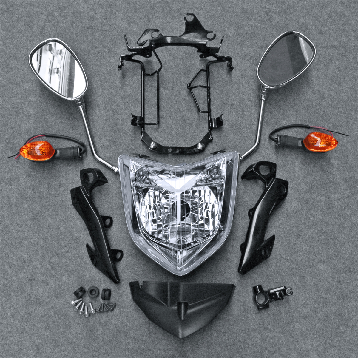 Applicable Mountain leaf FZ1S changed FZ1N 06-07-08-09 years 06-07-08-09 years locomotive front headlamps assembly headroom lamp sleeve