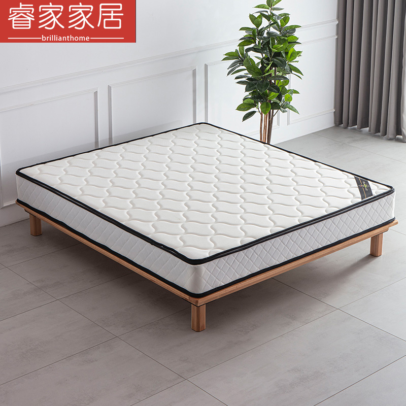 Ruijia natural latex spring mattress 1 8 meters bedroom home 1 5m antibacterial anti-mite hotel thickened Simmons