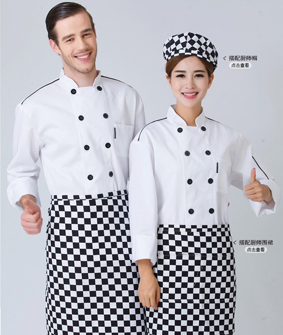 Tenue de cuisinier en coton - Ref 1907907 Image 31