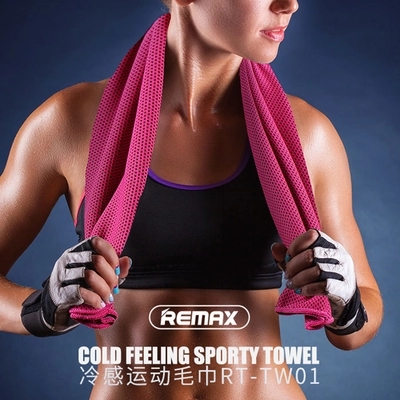 REMAX Rui Volume Cold Sensation Sports Towel RT-TW01 Suction sweat cooling Ice towel Fitness Room Gift customizable