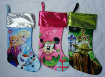 Christmas decorations Christmas socks Cartoon Christmas gift socks Gift socks bag Kids candy bag pendant