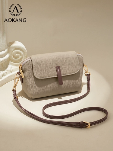 Вместительная и большая небольшая сумка, сумка через плечо, сумка на одно плечо, из натуральной кожи