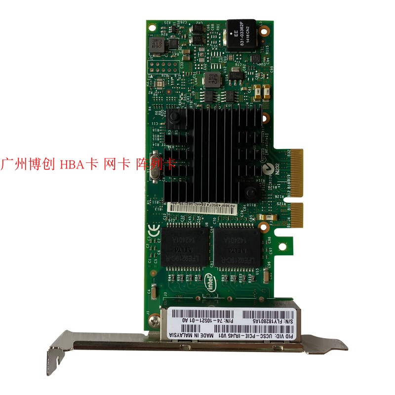Intel I350-T4 four-port Gigabit Ethernet network card UCSC-PCIE-IRJ45 74-10521-01