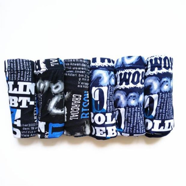 Đồ lót nam phim hoạt hình hộp quà tặng thủy triều in cotton modal bốn góc thanh niên sinh viên quần short đầu quan lot nam thun lanh