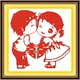Đơn giản đám cưới cross stitch thêu rõ ràng hi hi từ hạnh phúc đôi tình yêu hôn nhân cặp vợ chồng lãng mạn miếng nhỏ mới của một cặp 2019 - Công cụ & phụ kiện Cross-stitch tranh thêu chữ thập Công cụ & phụ kiện Cross-stitch