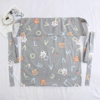 Серые буквы (хлопок) с длиной молнии 118*80 см шириной