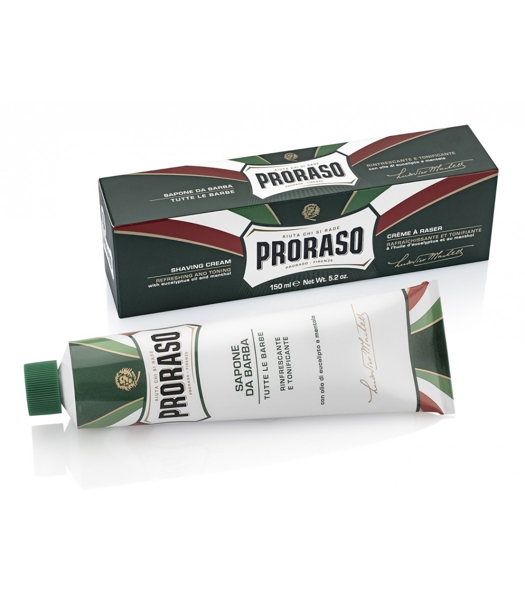 Proraso Italy Boraso Eucalyptus Mint Classic Men's Shaving Cream Refreshing Shaving cream 150ml