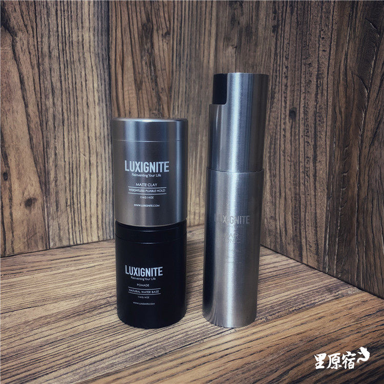 Original Cebu LUXIGNITE styled hair tasteless and unsavory type Strong stereotyped natural fluffy matt waxed back head