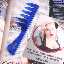 Spot Germany RUMBLE59 crow mens hand combed retro oil head comb back head aircraft head large textured comb