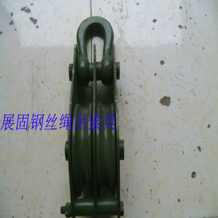 Lifting Pulley Lifting Heavy Tackle Tackle Hoist Closure Double Wheel Tackle 3T5T8T