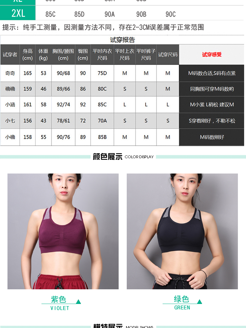 Áo ngực thể thao nữ đồ lót chống sốc đào tạo chuyên nghiệp chạy BRA fat MM yoga khô nhanh tập thể dục kích thước lớn ao nguc the thao