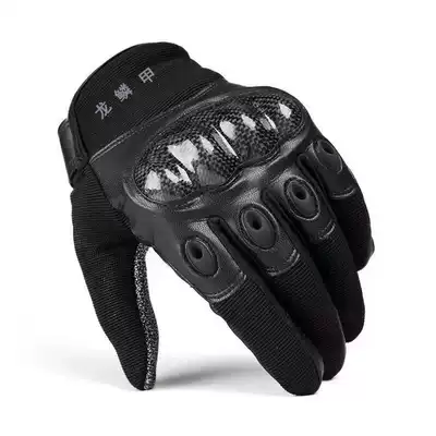 Dragon scale armor tactical anti-cut gloves steel wire gloves anti-cut wear-resistant sports gloves 5 grade anti-cut silicone non-slip