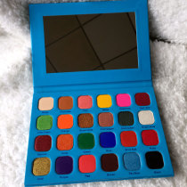 Stage makeup plate desert rose parity eye shadow plate pearlescent matte with sequin glitter unicorn Net Red