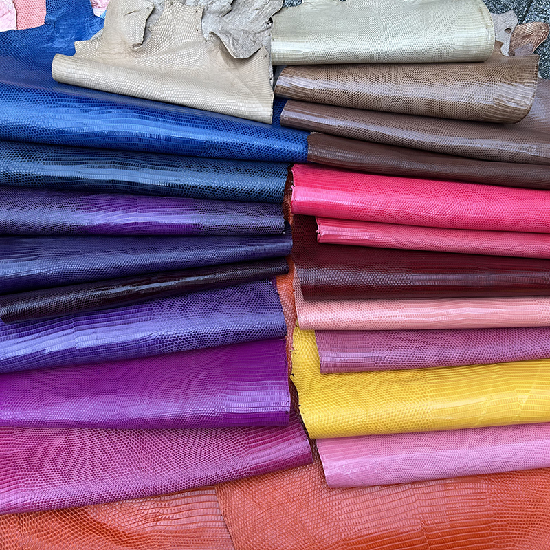 Imported from Indonesia, Lizard Texture Orange, Purple, Dark Blue, Red, Khaki Color Particle Texture DIY Handmade