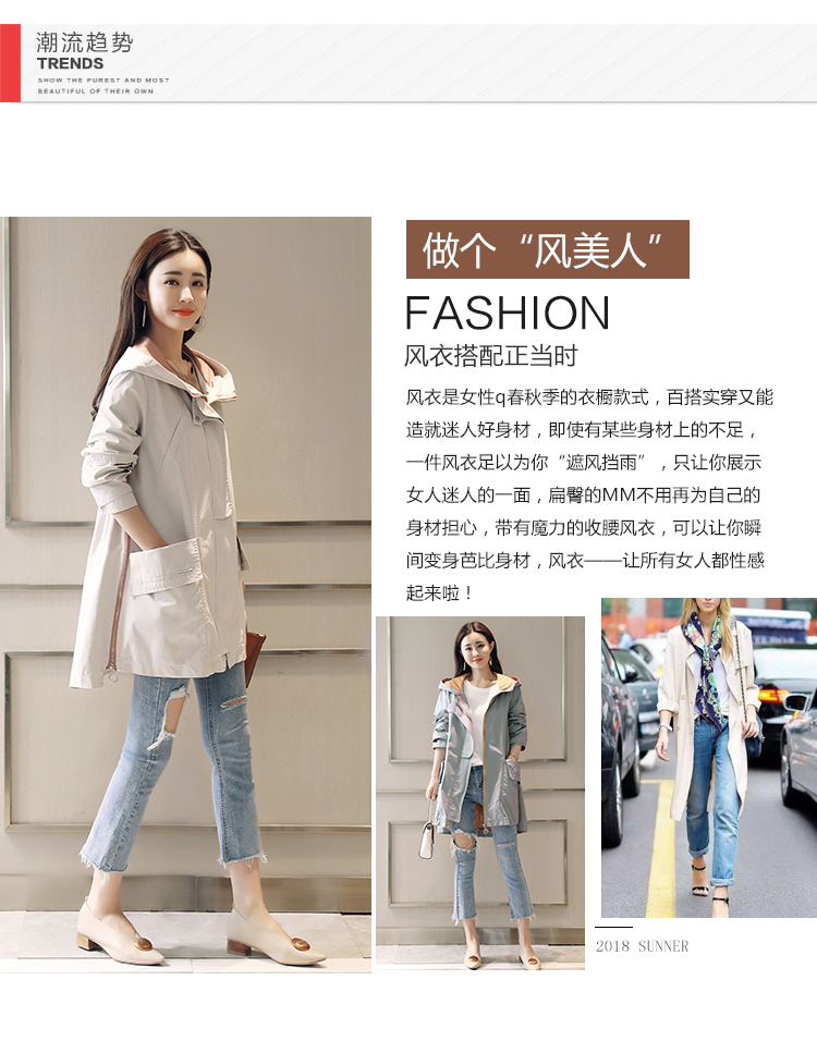 Trench pour femme        en Coton - Ref 3227311 Image 9