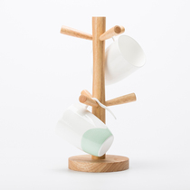 Tree-shaped cup holder household water Cup hanger creative mug holder cup holder cup holder solid wood