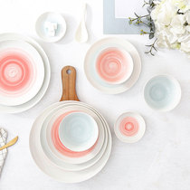 Colourful hand-painted European-style vegetable dishes Ceramic Tableware Home Big soup bowls Western buffet Dish Girls Breakfast Bowls