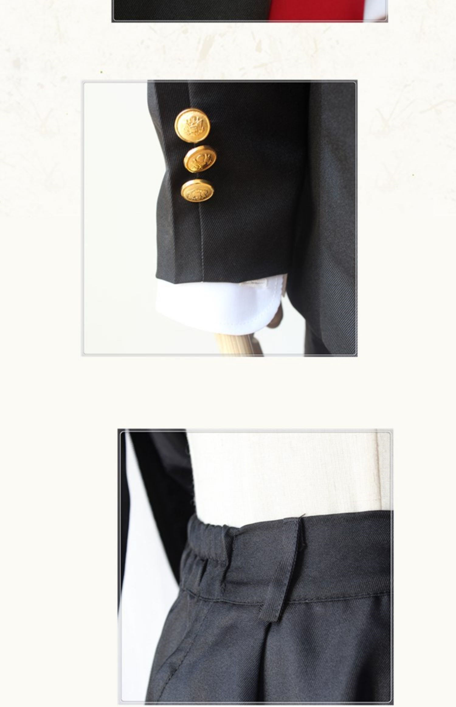 [gửi cà vạt, băng tay] gia sư Yunque Kyung COS quần áo quần áo áo dài cosplay trang phục nam - Cosplay đồ cosplay anime