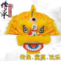 Lion dance children lion dance toy wool lion head dragon dance kindergarten performance set children lion dance props set