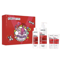 【有钱花联名礼盒】薇姿爆蓬红标洗发水套装