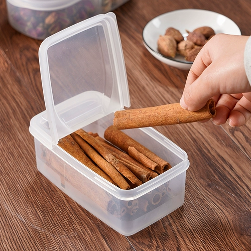 Япония импортировал большую коробку для хранения материала Spice Fast Kitchen Octagonal Cinnamon Pepper Peppercorns Transparent Searkyed приправочный резервуар