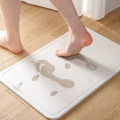 Japanese natural diatomaceous earth diatom mud absorbent foot pad bathroom shower room powder room non-slip pad quick-drying floor mat