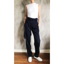 RUGOSAM pear shaped body pants womens casual trousers high waist slim loose Joker pants 200423004