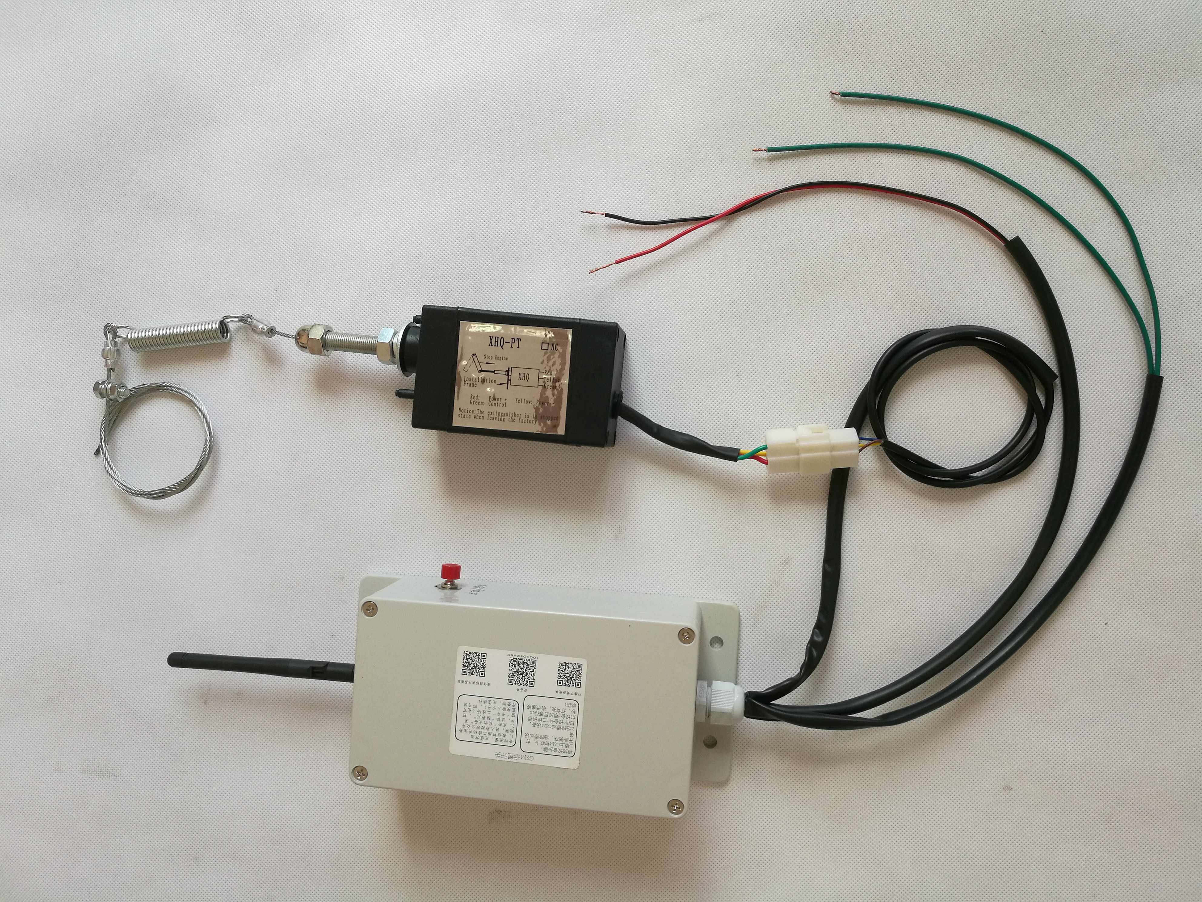 Motor phone remote one - click start off - off - fire diesel engine gasoline engine mobile phone remote controller