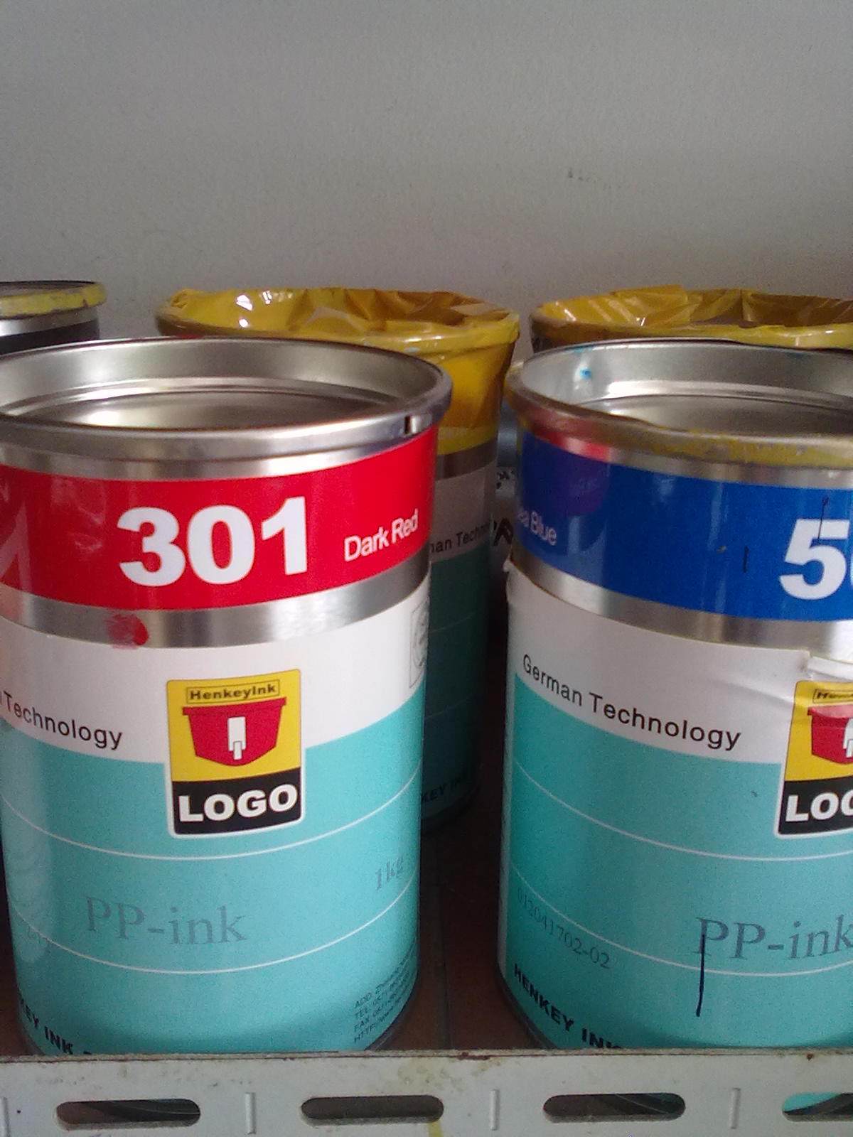 Hengji vertical solid PP ink 502 Haijing sky blue Hengji original factory Jiangsu, Zhejiang and Shanghai more than 5kg