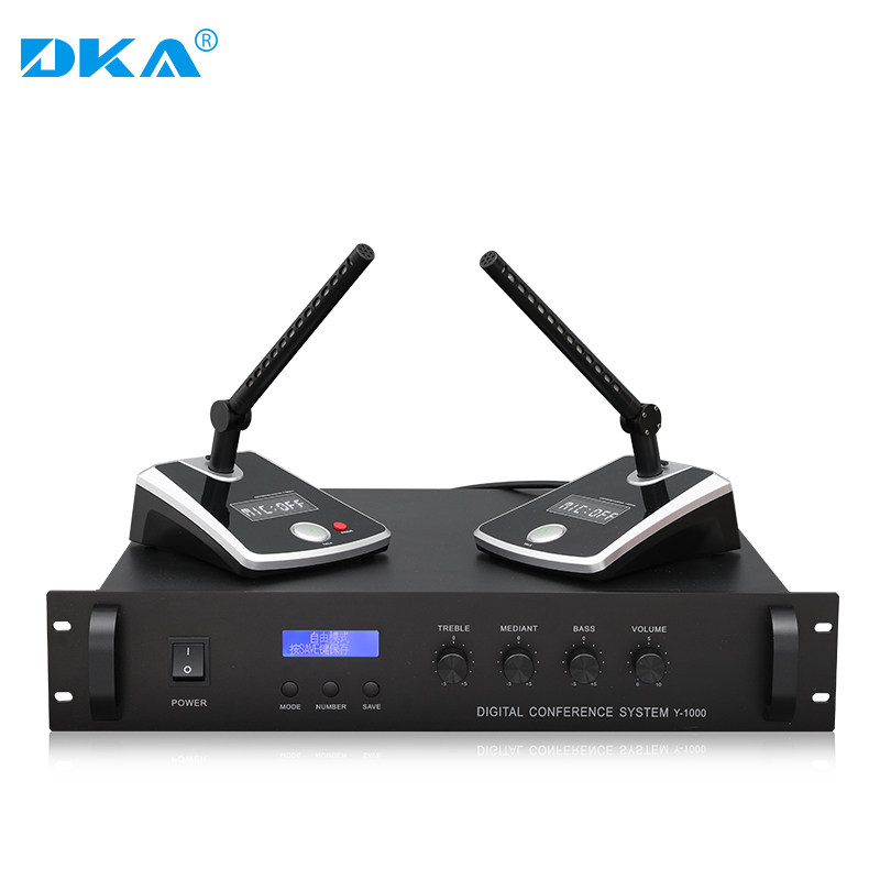 DKA Professional Digital Cable Hand Meeting System Microphone Chairman represents multi - unit gooseneck microphone