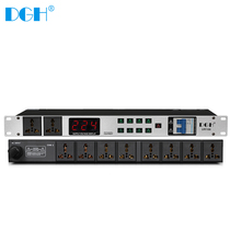 DGH Professional power supply chronotor 8-way 10-way stage socket sequential management controller computer in-control filtering