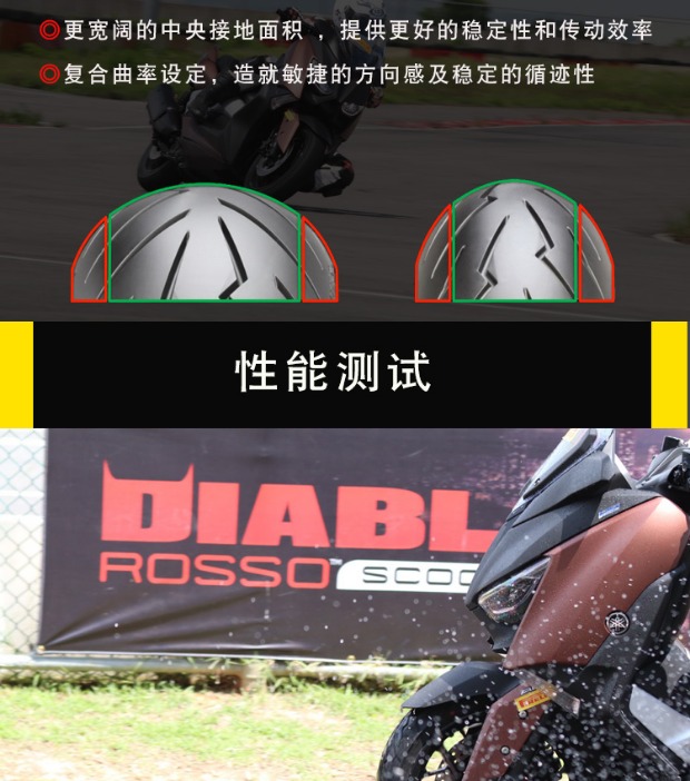 Pirelli quỷ lốp xe tay ga bán nóng chảy lốp xe máy 110/120/130 / 70-12 cừu đỏ - Lốp xe máy lốp xe máy chống đinh