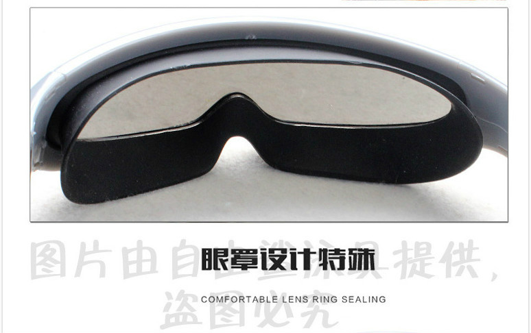 Miễn phí cá mập chuyên nghiệp HD mạ kính bơi phẳng khung lớn chống nước kính chống sương mù tích hợp unisex mắt kính bơi trẻ em