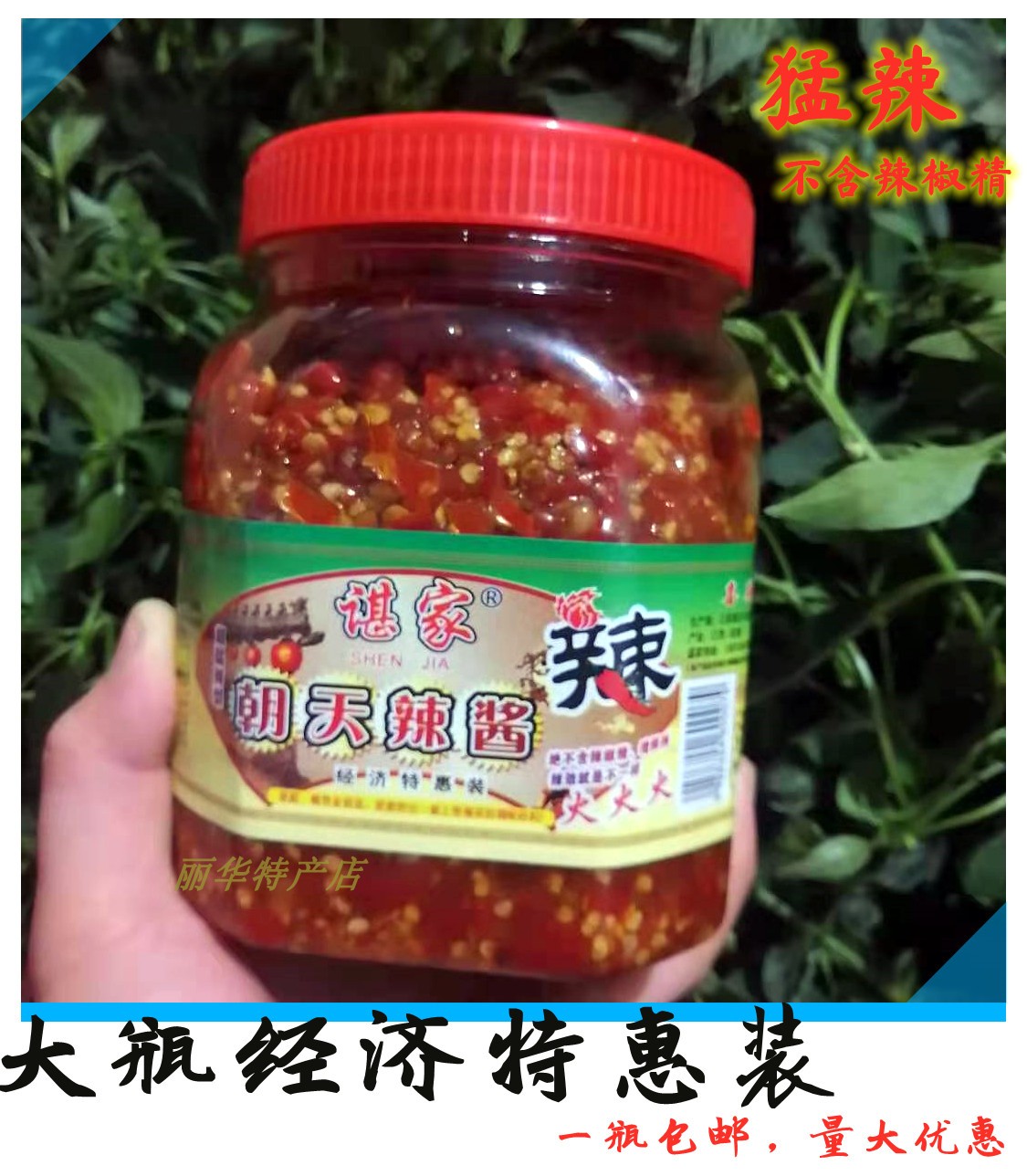 High Ante production Chennai chili sauce large bottle 1008g Eng Spicy Chili Hot Sauce Chopped Chili Direct
