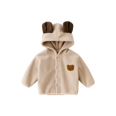 【嘟嘟家】儿童秋款奥粒绒卡通连帽外套