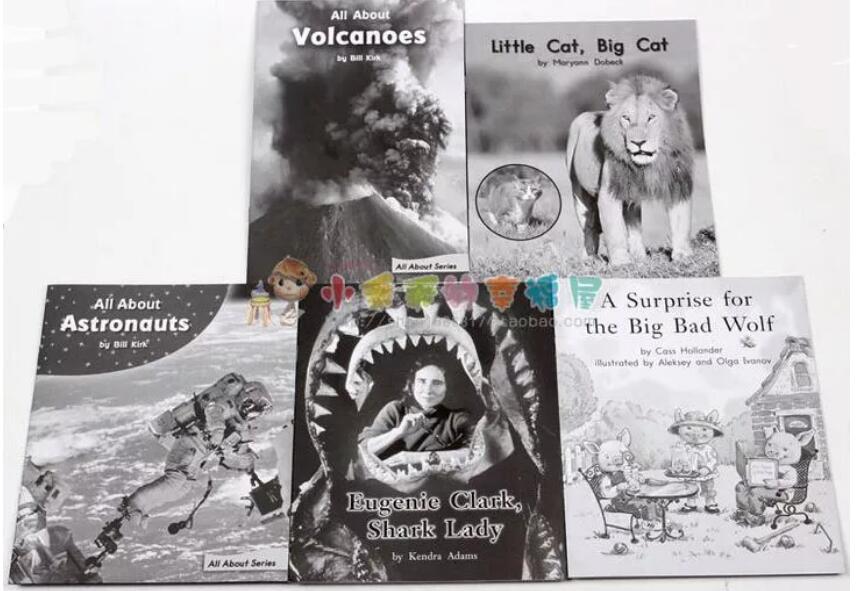 w385 British famous Heinemann Heinemann extracurricular reading good subject black and white small books 5 3