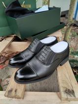 Soft-soled deerskin three-joint leather shoes walking shoes casual business leather shoes leather sandals