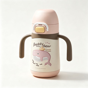 杯具熊学饮杯婴幼儿保温杯300ML