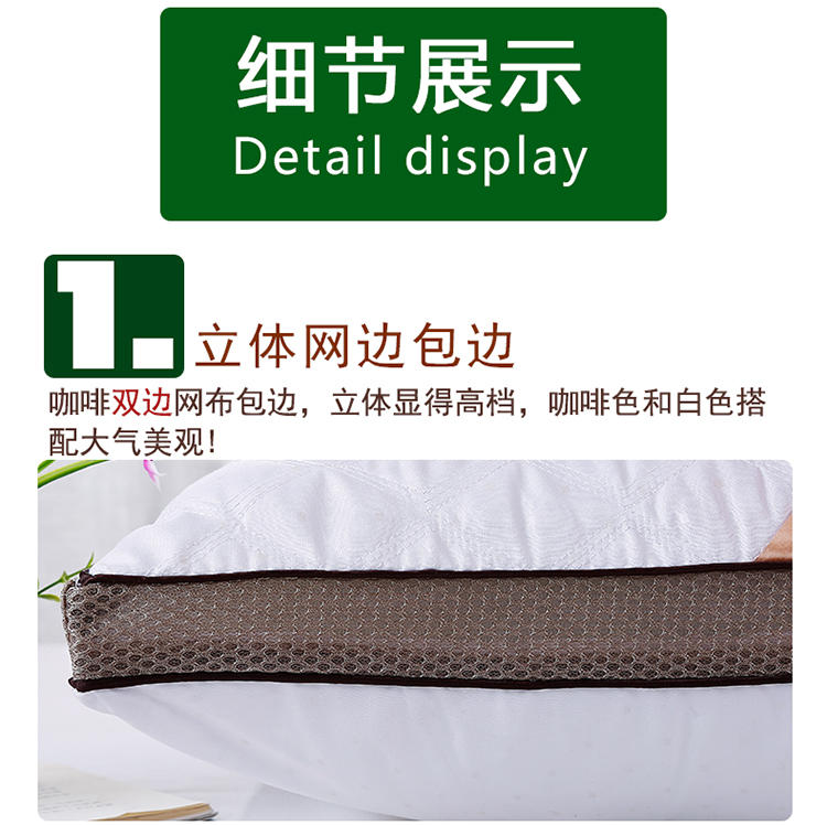 Gối lụa đôi gối lông cừu chính hãng nhung khách sạn dành cho người lớn chăm sóc sức khỏe gối bảo vệ tim đập cổ tử cung gối hơi
