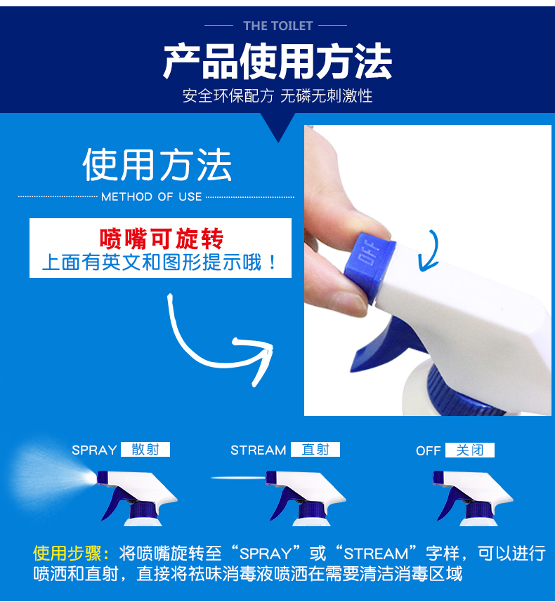 Tinh thần vệ sinh mạnh khử trùng rửa nhà vệ sinh - Trang chủ nước tẩy kính nhà tắm	