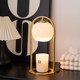 Garden Candle Original Melted Candle Lamp Simple Light Luxury Aromatherapy Candle Melted Wax Lamp Creative Night Light Bedroom Decorative Table Lamp